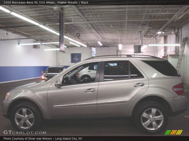 Pewter Metallic / Black 2006 Mercedes-Benz ML 500 4Matic