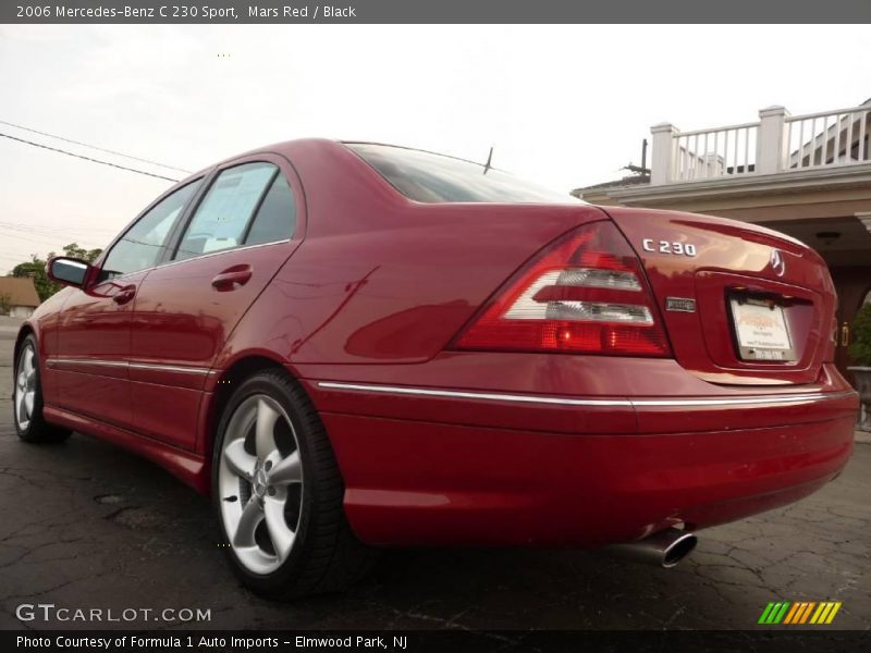 Mars Red / Black 2006 Mercedes-Benz C 230 Sport