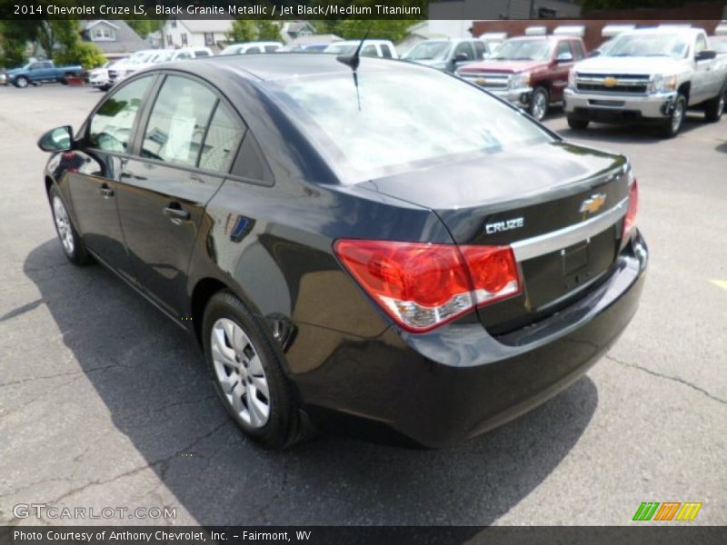 Black Granite Metallic / Jet Black/Medium Titanium 2014 Chevrolet Cruze LS