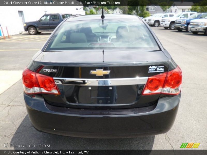 Black Granite Metallic / Jet Black/Medium Titanium 2014 Chevrolet Cruze LS