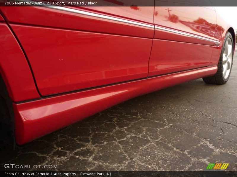 Mars Red / Black 2006 Mercedes-Benz C 230 Sport