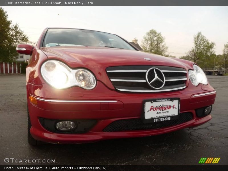 Mars Red / Black 2006 Mercedes-Benz C 230 Sport