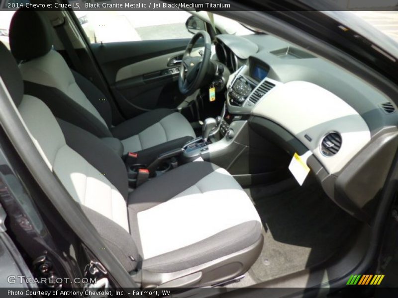  2014 Cruze LS Jet Black/Medium Titanium Interior