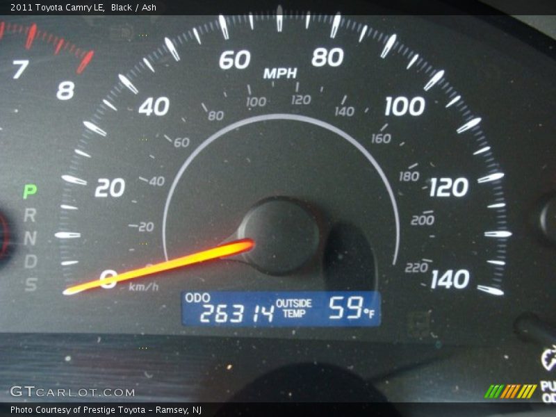 Black / Ash 2011 Toyota Camry LE