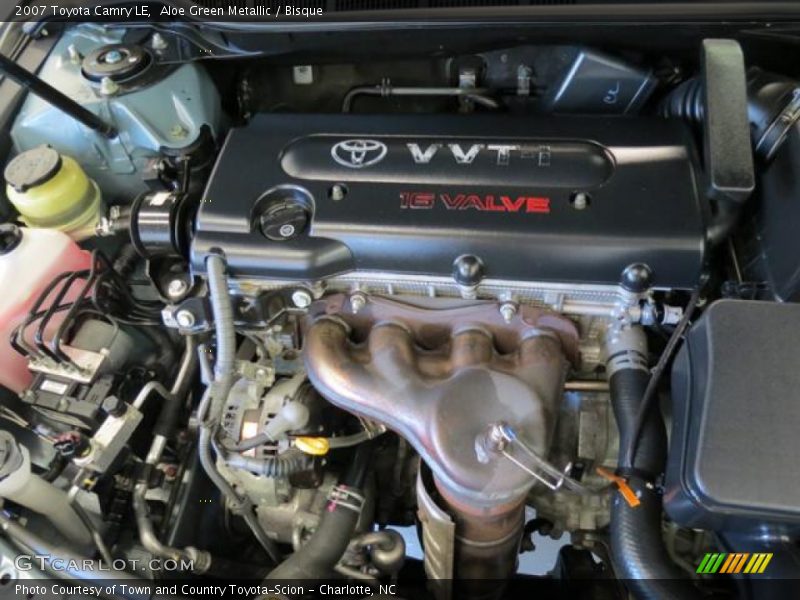 Aloe Green Metallic / Bisque 2007 Toyota Camry LE