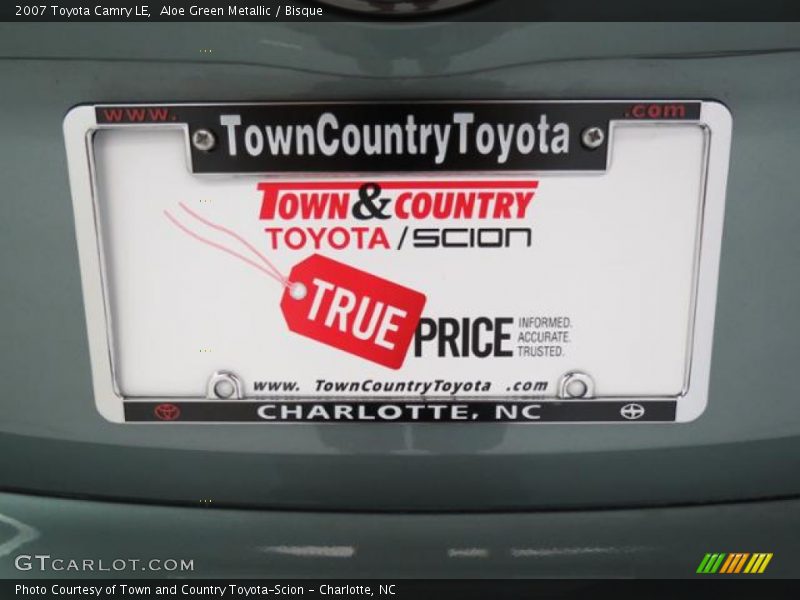 Aloe Green Metallic / Bisque 2007 Toyota Camry LE