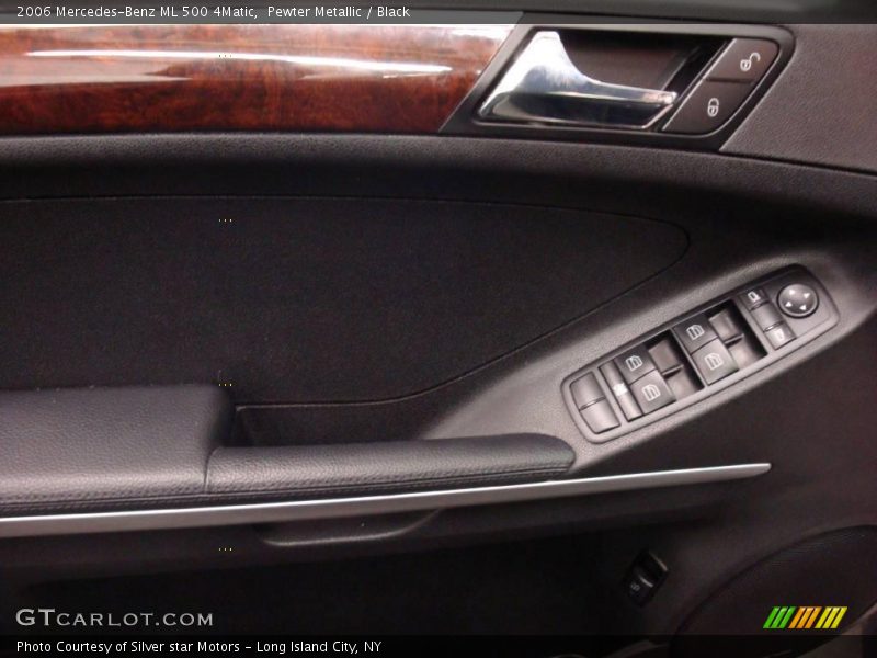 Pewter Metallic / Black 2006 Mercedes-Benz ML 500 4Matic