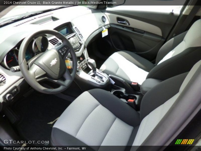 Jet Black/Medium Titanium Interior - 2014 Cruze LS 