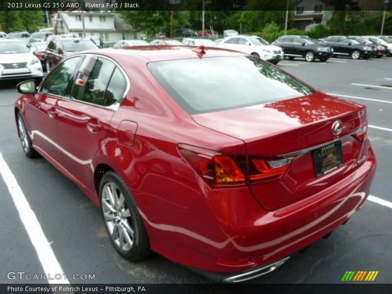 Riviera Red / Black 2013 Lexus GS 350 AWD