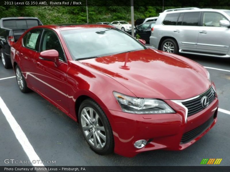 Riviera Red / Black 2013 Lexus GS 350 AWD
