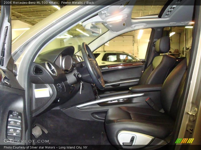 Pewter Metallic / Black 2006 Mercedes-Benz ML 500 4Matic