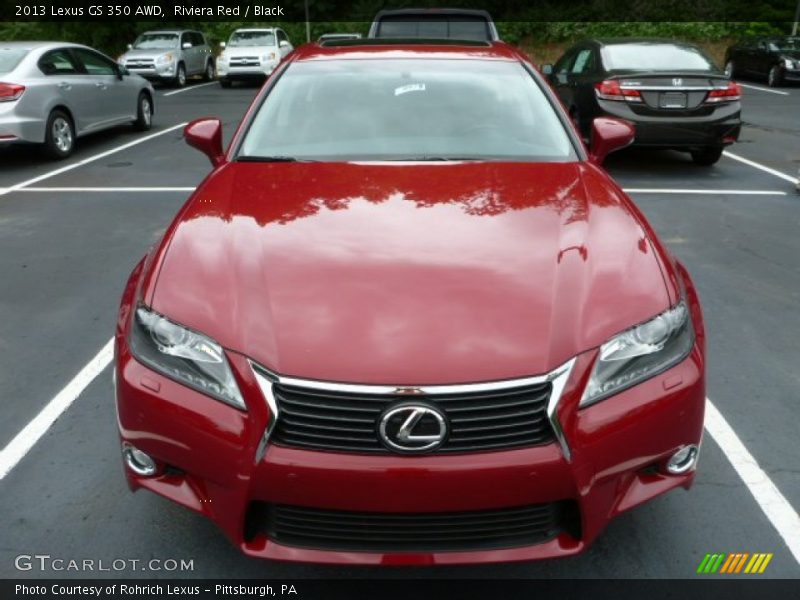 Riviera Red / Black 2013 Lexus GS 350 AWD