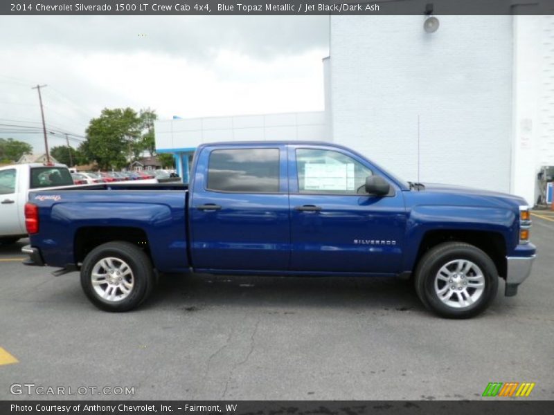  2014 Silverado 1500 LT Crew Cab 4x4 Blue Topaz Metallic