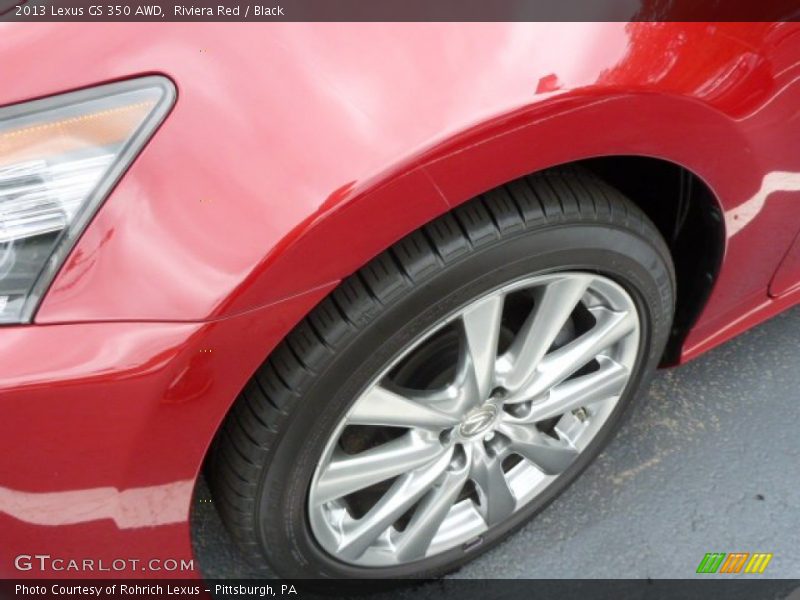 Riviera Red / Black 2013 Lexus GS 350 AWD