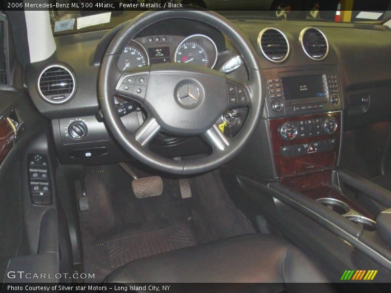 Pewter Metallic / Black 2006 Mercedes-Benz ML 500 4Matic