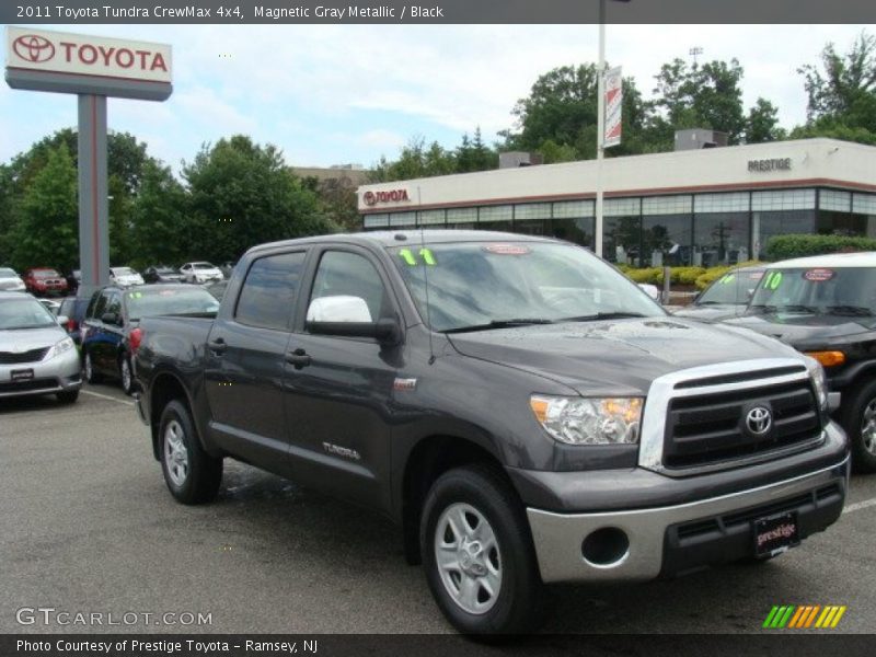 Magnetic Gray Metallic / Black 2011 Toyota Tundra CrewMax 4x4
