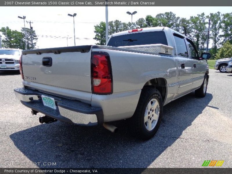 Silver Birch Metallic / Dark Charcoal 2007 Chevrolet Silverado 1500 Classic LS Crew Cab