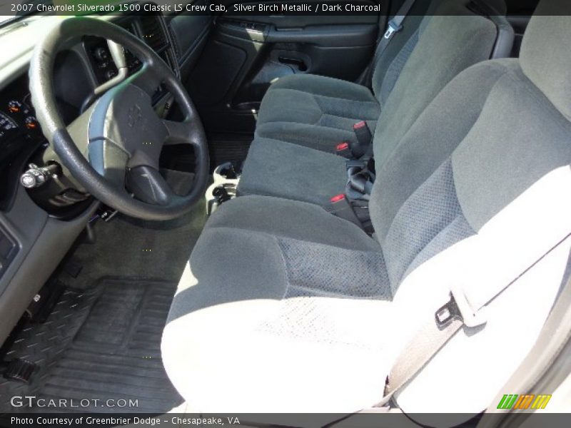 Silver Birch Metallic / Dark Charcoal 2007 Chevrolet Silverado 1500 Classic LS Crew Cab