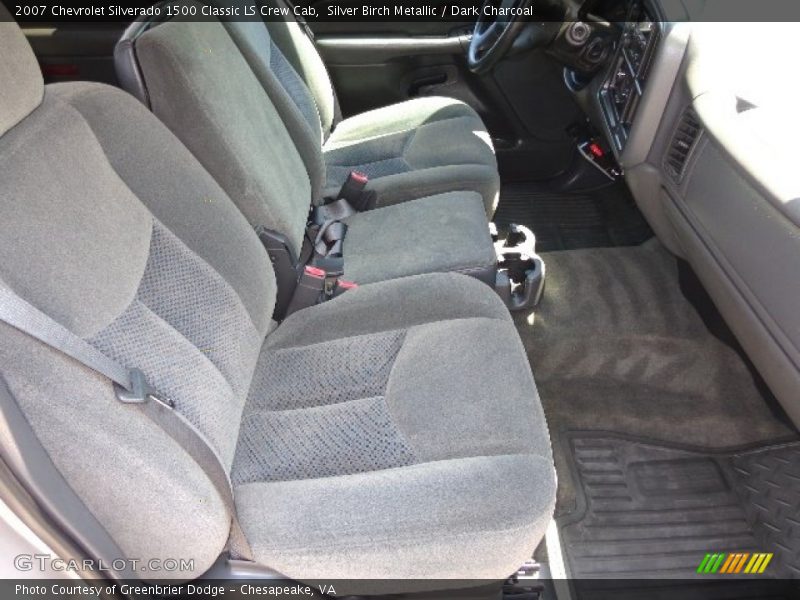 Silver Birch Metallic / Dark Charcoal 2007 Chevrolet Silverado 1500 Classic LS Crew Cab