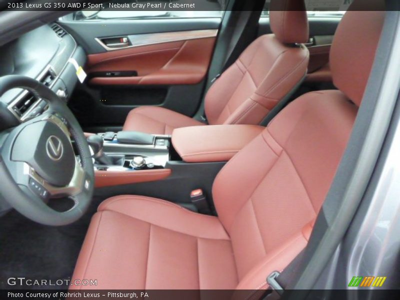  2013 GS 350 AWD F Sport Cabernet Interior