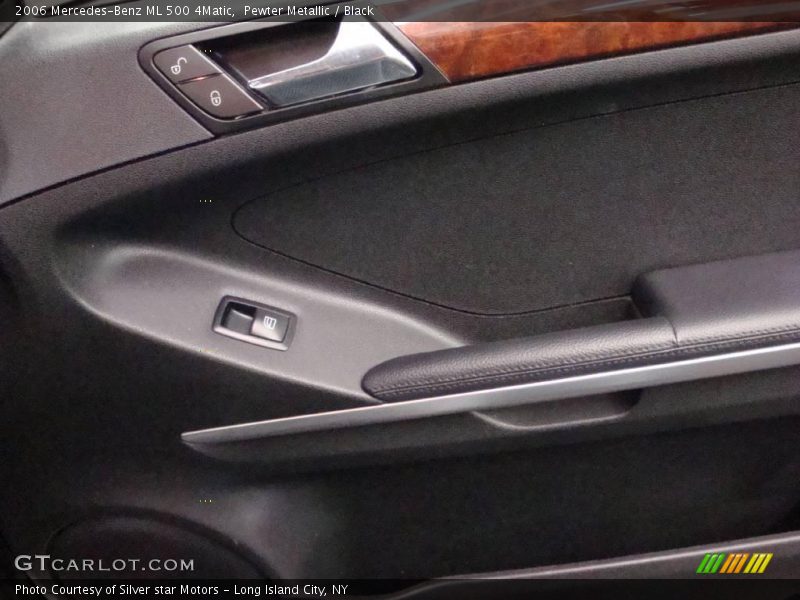 Pewter Metallic / Black 2006 Mercedes-Benz ML 500 4Matic