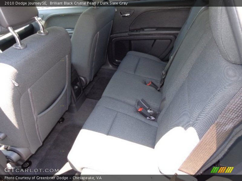 Brilliant Black Crystal Pearl / Dark Slate Gray 2010 Dodge Journey SE