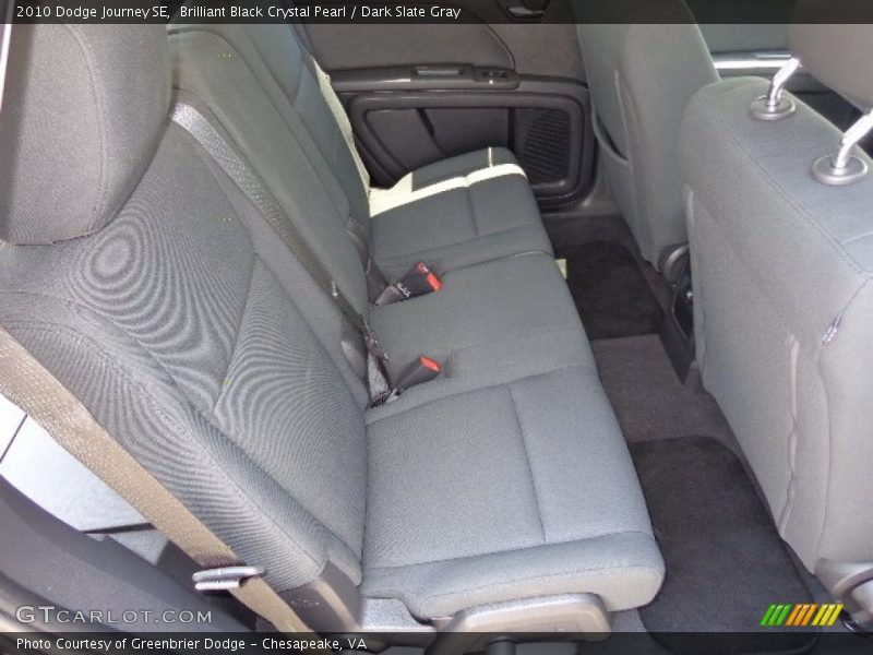 Brilliant Black Crystal Pearl / Dark Slate Gray 2010 Dodge Journey SE