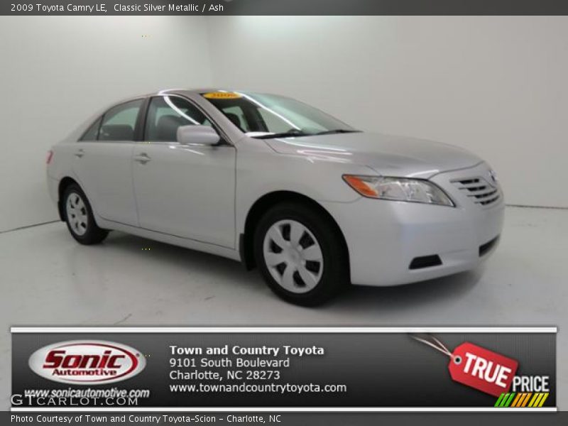 Classic Silver Metallic / Ash 2009 Toyota Camry LE