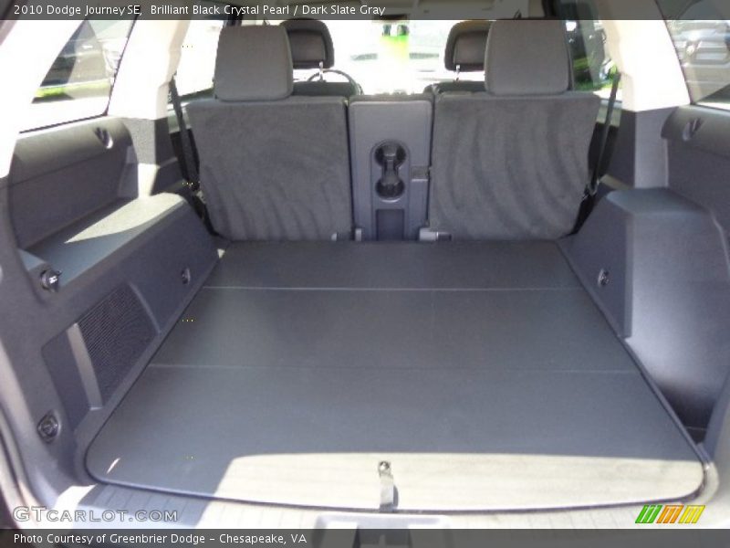 Brilliant Black Crystal Pearl / Dark Slate Gray 2010 Dodge Journey SE