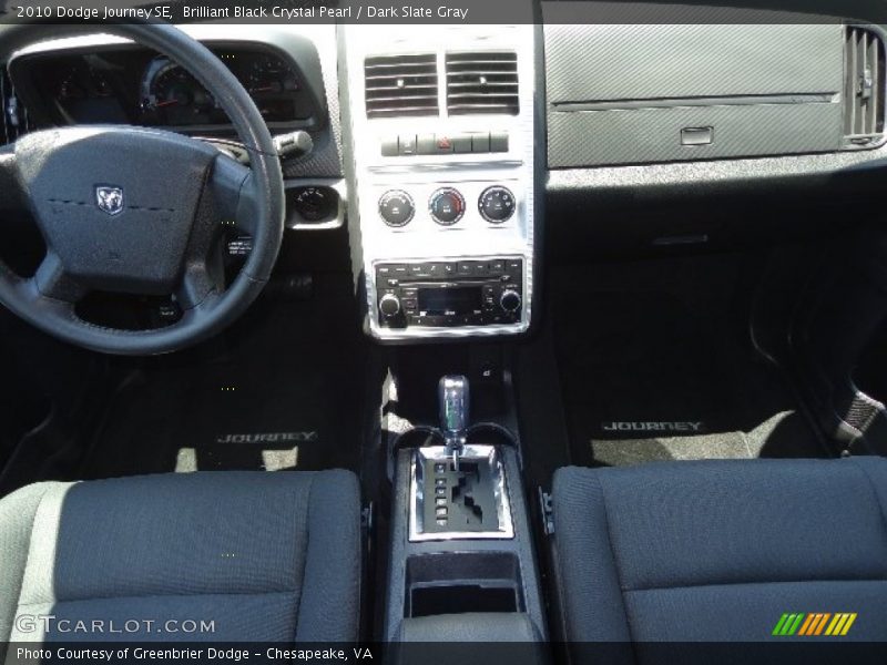 Brilliant Black Crystal Pearl / Dark Slate Gray 2010 Dodge Journey SE