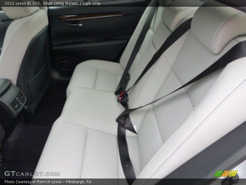 Silver Lining Metallic / Light Gray 2013 Lexus ES 350
