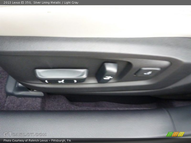 Silver Lining Metallic / Light Gray 2013 Lexus ES 350