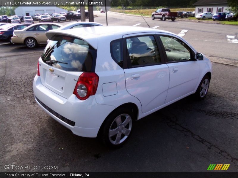 Summit White / Charcoal 2011 Chevrolet Aveo Aveo5 LT