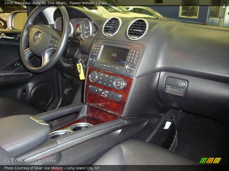 Pewter Metallic / Black 2006 Mercedes-Benz ML 500 4Matic