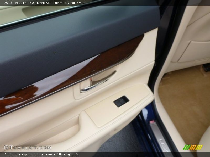Deep Sea Blue Mica / Parchment 2013 Lexus ES 350