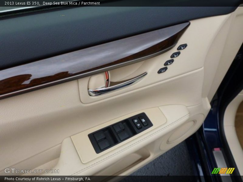 Deep Sea Blue Mica / Parchment 2013 Lexus ES 350