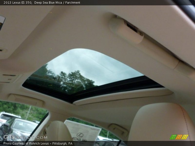 Deep Sea Blue Mica / Parchment 2013 Lexus ES 350
