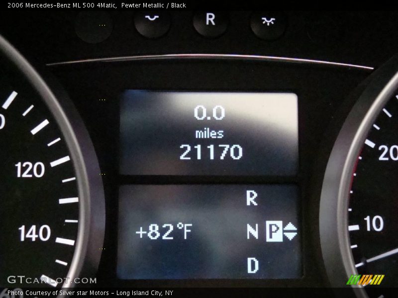 Pewter Metallic / Black 2006 Mercedes-Benz ML 500 4Matic
