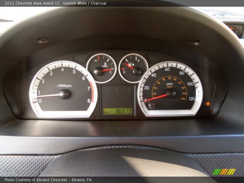 Summit White / Charcoal 2011 Chevrolet Aveo Aveo5 LT