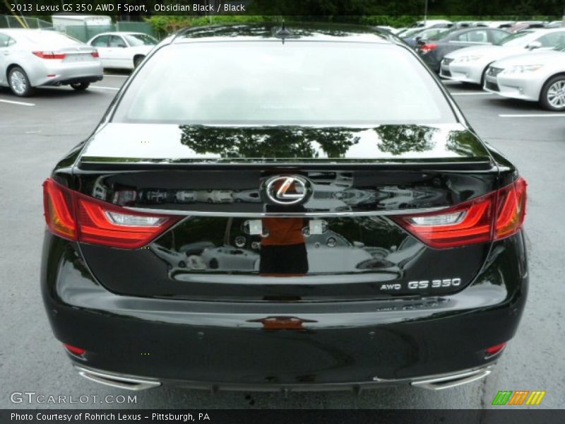 Obsidian Black / Black 2013 Lexus GS 350 AWD F Sport