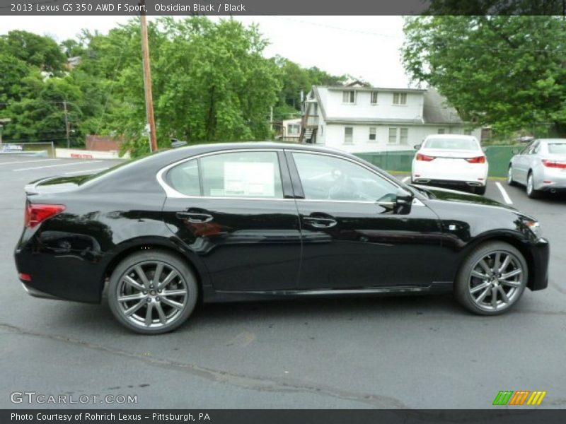 Obsidian Black / Black 2013 Lexus GS 350 AWD F Sport