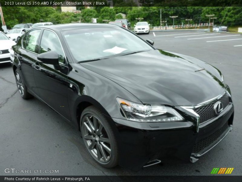 Obsidian Black / Black 2013 Lexus GS 350 AWD F Sport