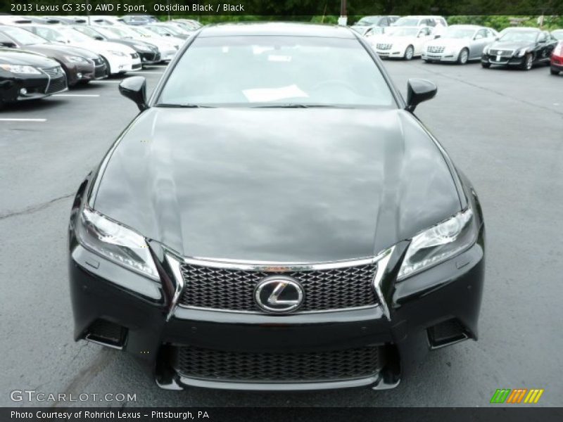 Obsidian Black / Black 2013 Lexus GS 350 AWD F Sport