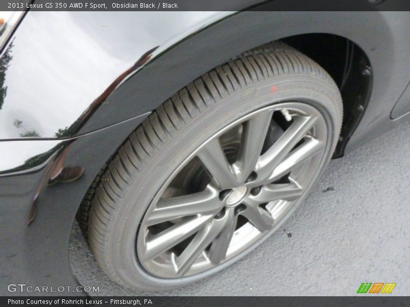 Obsidian Black / Black 2013 Lexus GS 350 AWD F Sport