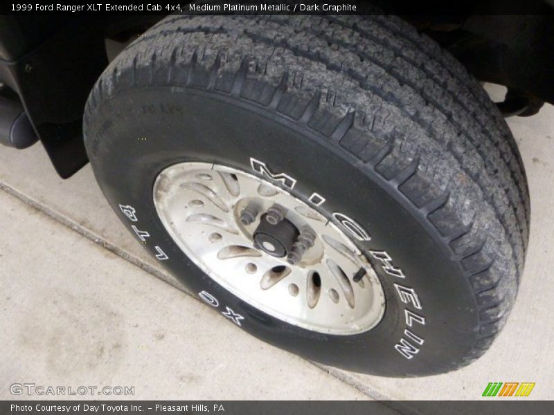 Medium Platinum Metallic / Dark Graphite 1999 Ford Ranger XLT Extended Cab 4x4