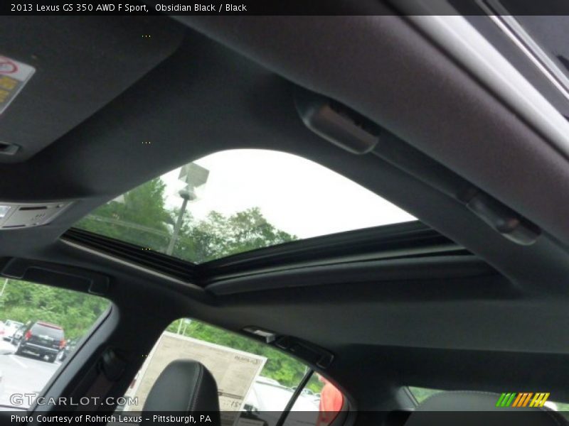 Obsidian Black / Black 2013 Lexus GS 350 AWD F Sport