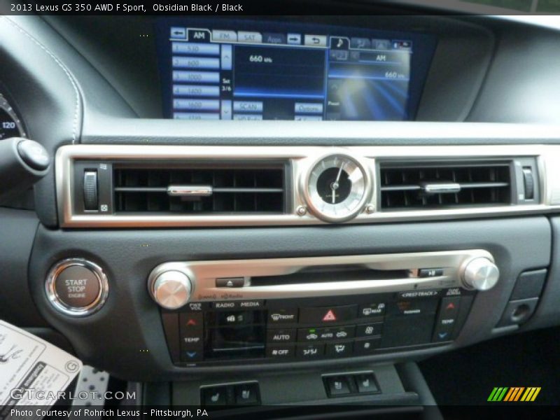Obsidian Black / Black 2013 Lexus GS 350 AWD F Sport