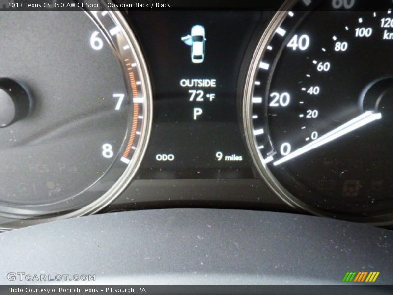 Obsidian Black / Black 2013 Lexus GS 350 AWD F Sport