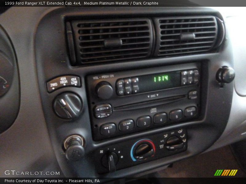 Medium Platinum Metallic / Dark Graphite 1999 Ford Ranger XLT Extended Cab 4x4