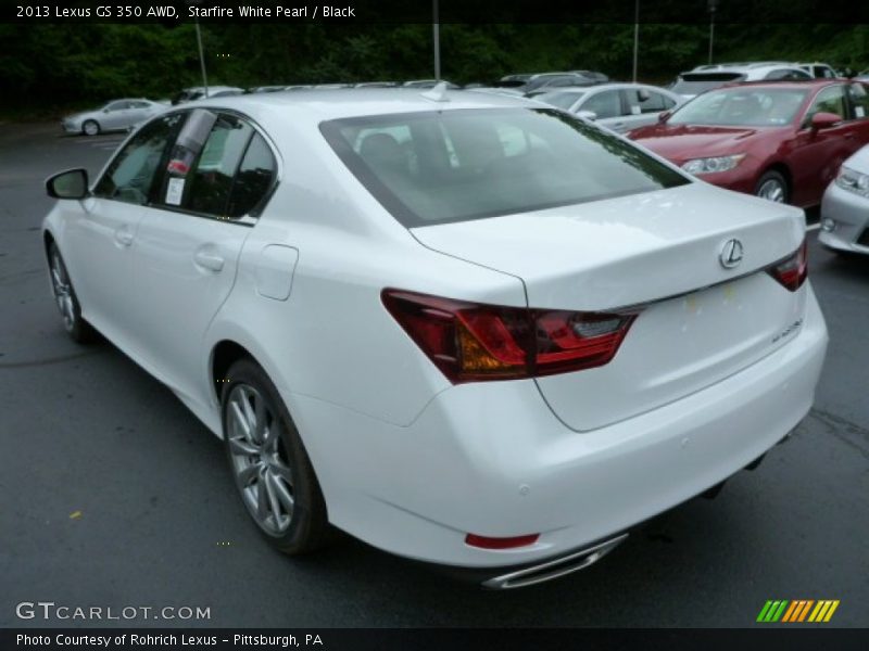 Starfire White Pearl / Black 2013 Lexus GS 350 AWD